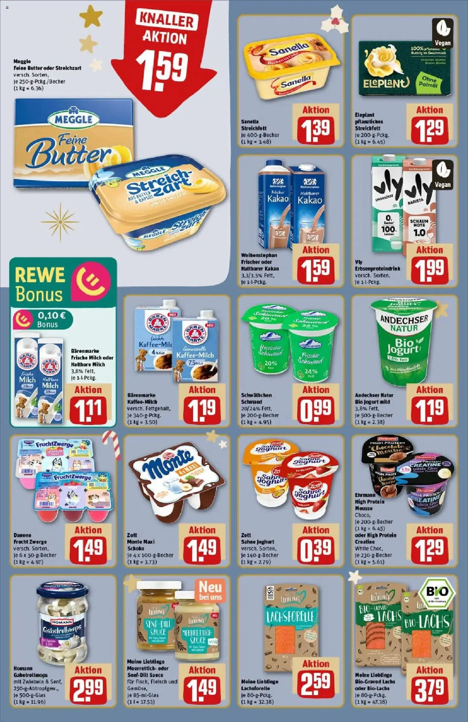 Rewe prospekt Elz	 – gültig ab 07.12.2025 | Seite: 12 | Produkte: Butter, Haltbare milch, Dill, Sanella