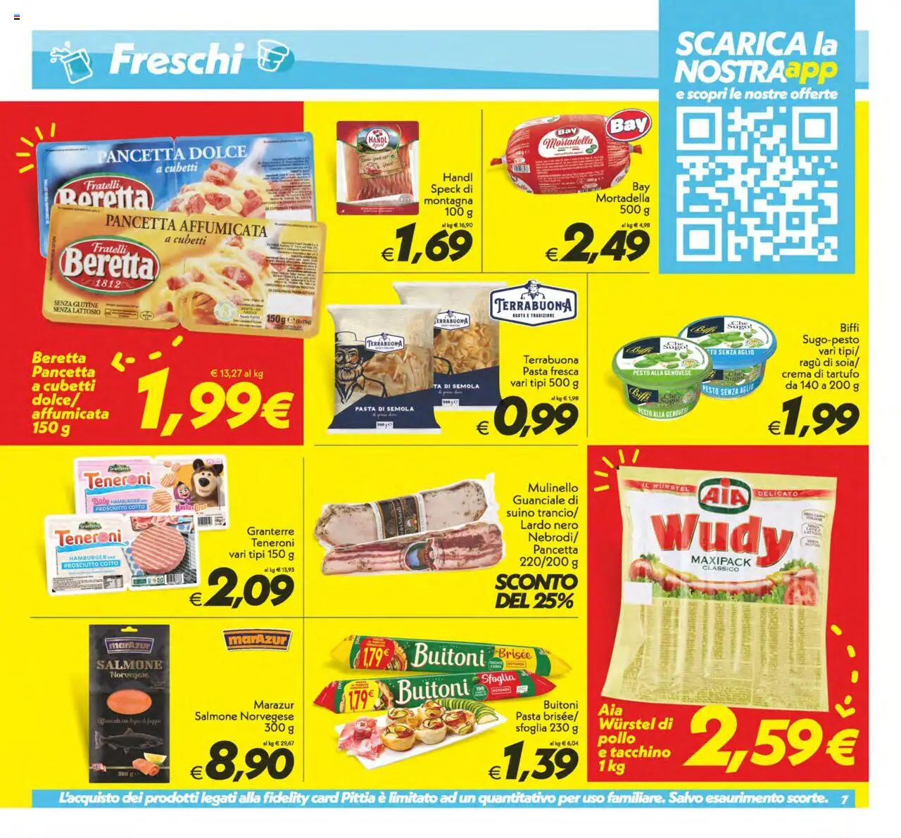 Volantino SuperConveniente del 12.09.2025 | Pagina: 7 | Prodotti: Speck, Pollo, Suino, Body