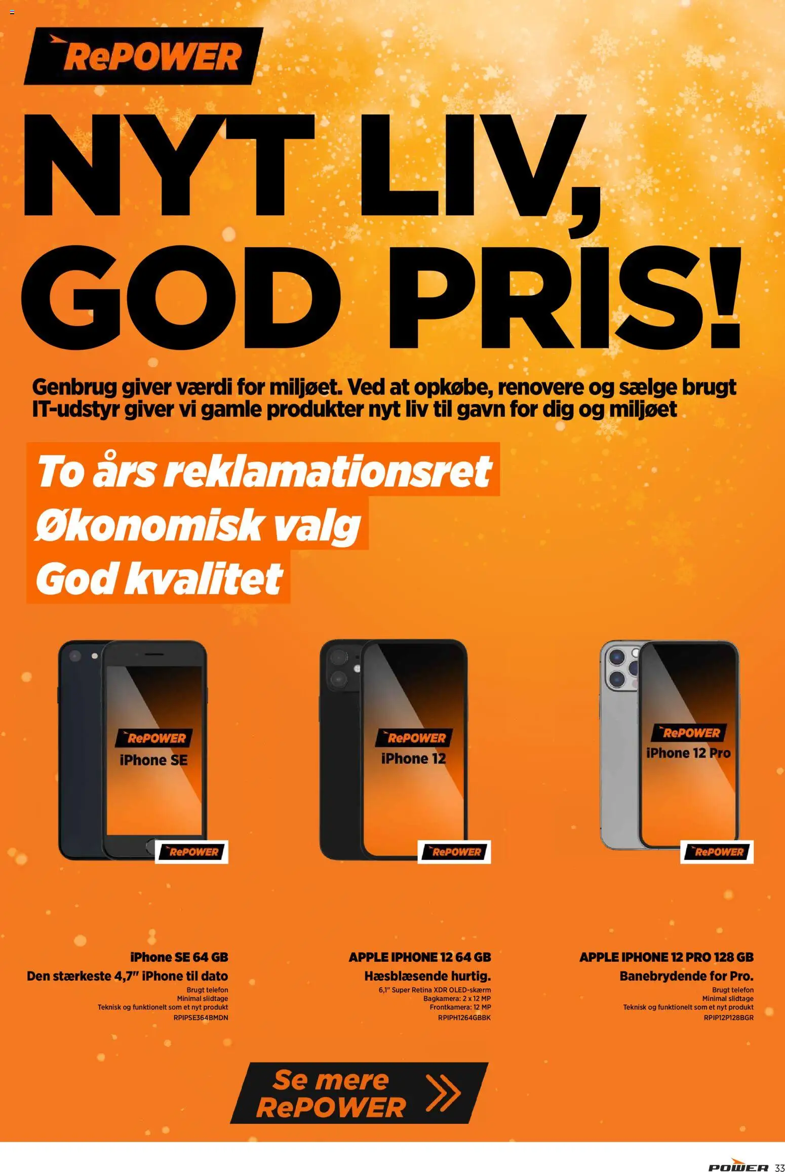 Power tilbudsavis – gyldig fra 02.12.2025 | Side: 33 | Produkter: Telefon, Søm