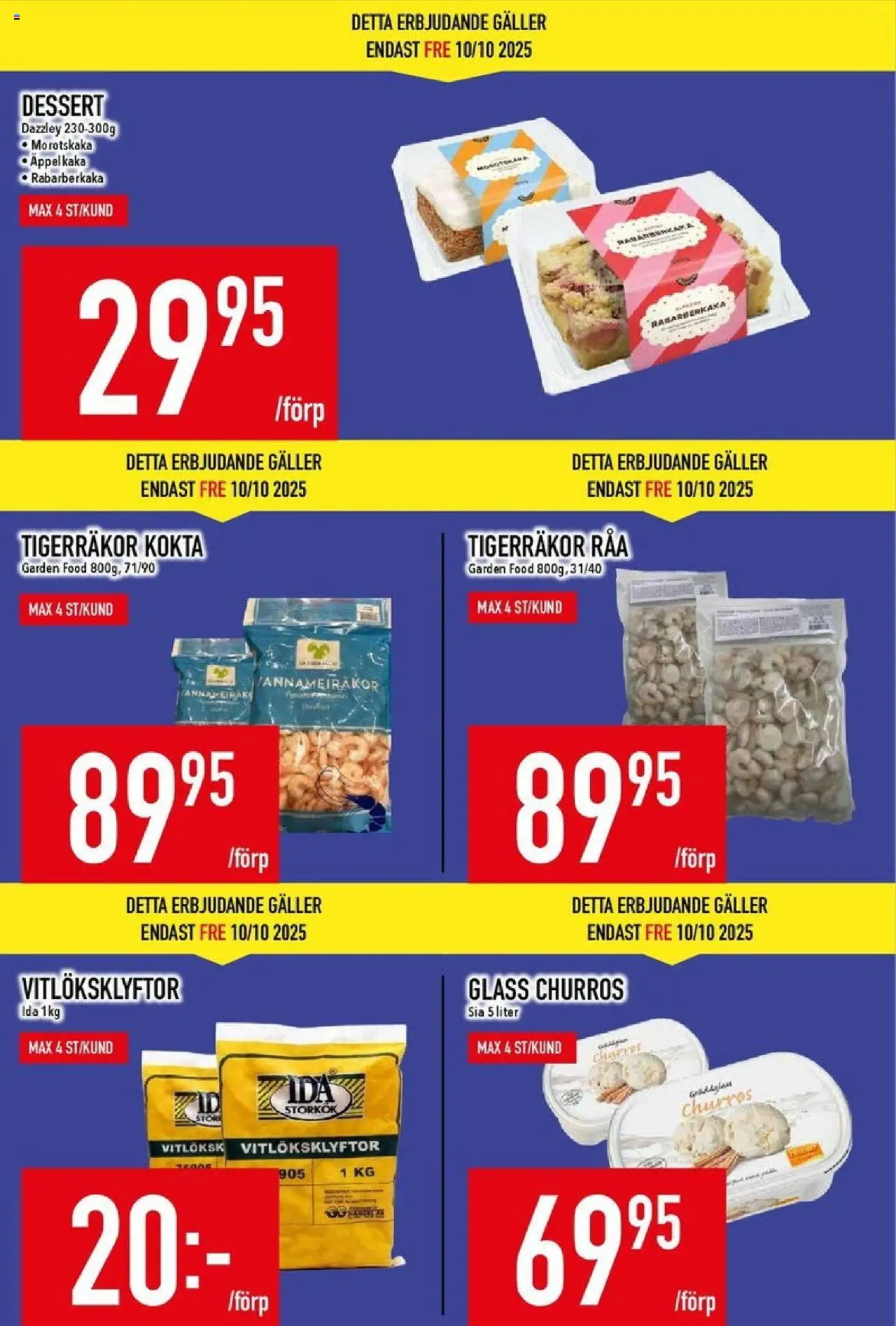Matdax reklamblad aktuell från 06.10.2025 | Sida: 5 | Produkter: Galler, Glass