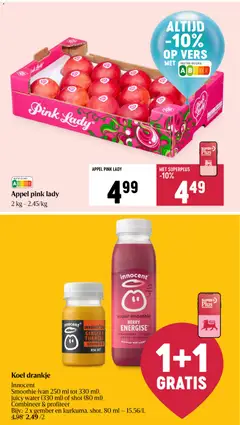 Appel pink lady, 2 kg - 2,45/kg - Voorbeeld van een folder van Delhaize, geldig van 05.02.2026 | Pagina: 11