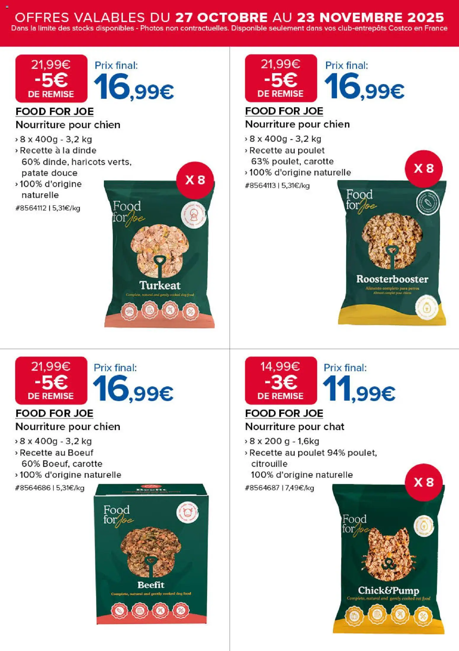 {H1} | Page: 9 | Produits: Nourriture pour chien, Citrouille, Patate douce, Carotte