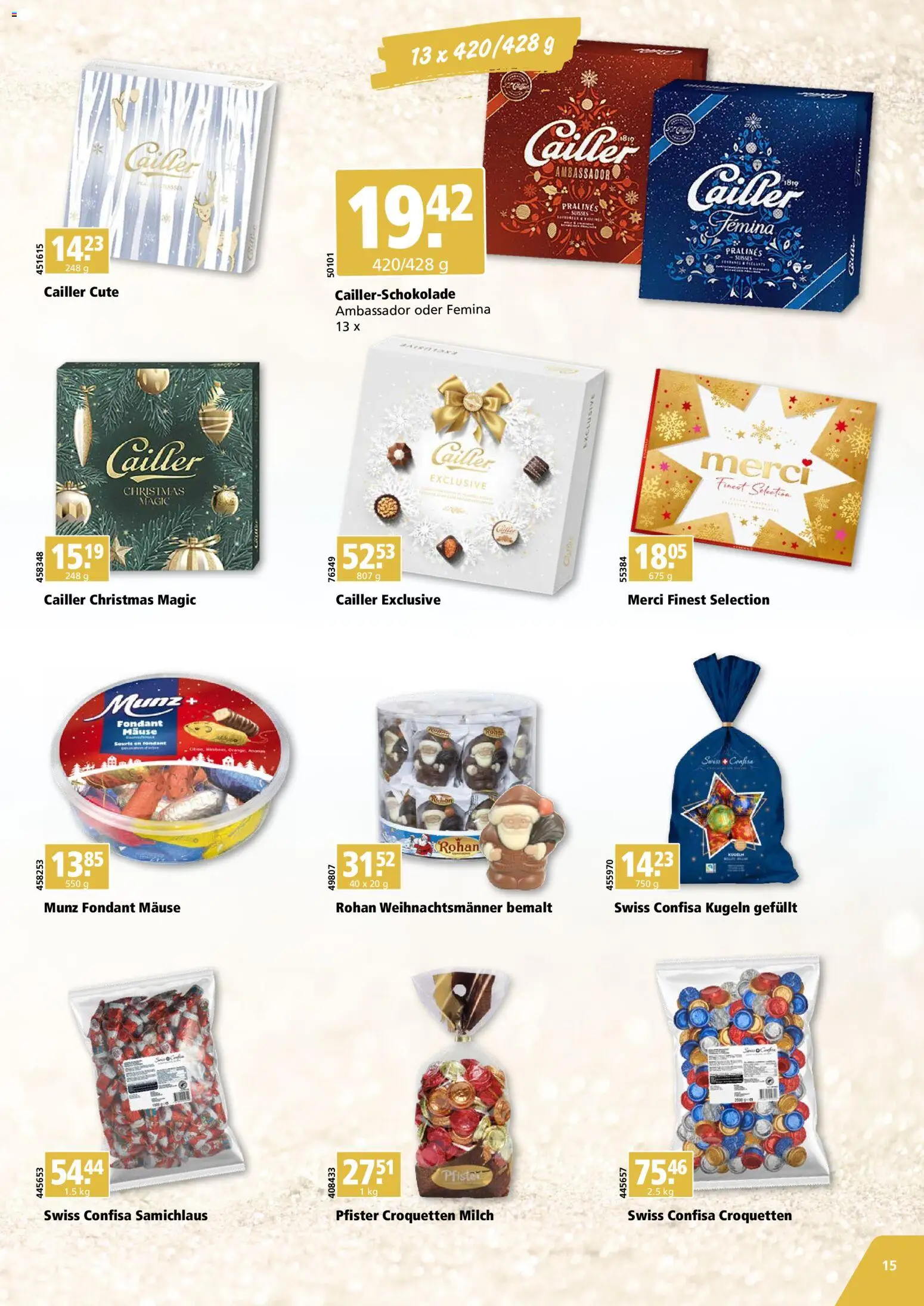 Aligro Aktionen Geschenke Chavannes, Matran, Genf, Sitten – gültig ab 03.11.2025 | Seite: 15 | Produkte: Milch