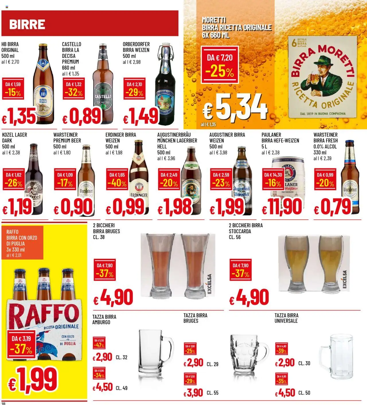Volantino Galassia del 22.09.2025 | Pagina: 18 | Prodotti: Birra