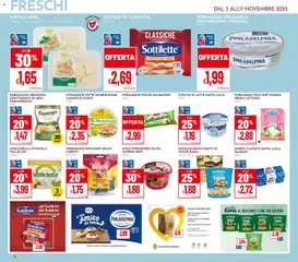 Anteprima del volantino Volantino Pan	 valido a partire dal 03.11.2025 | Pagina: 12 | Prodotti: Fiocchi di latte, Mozzarella, Formaggio, Burro