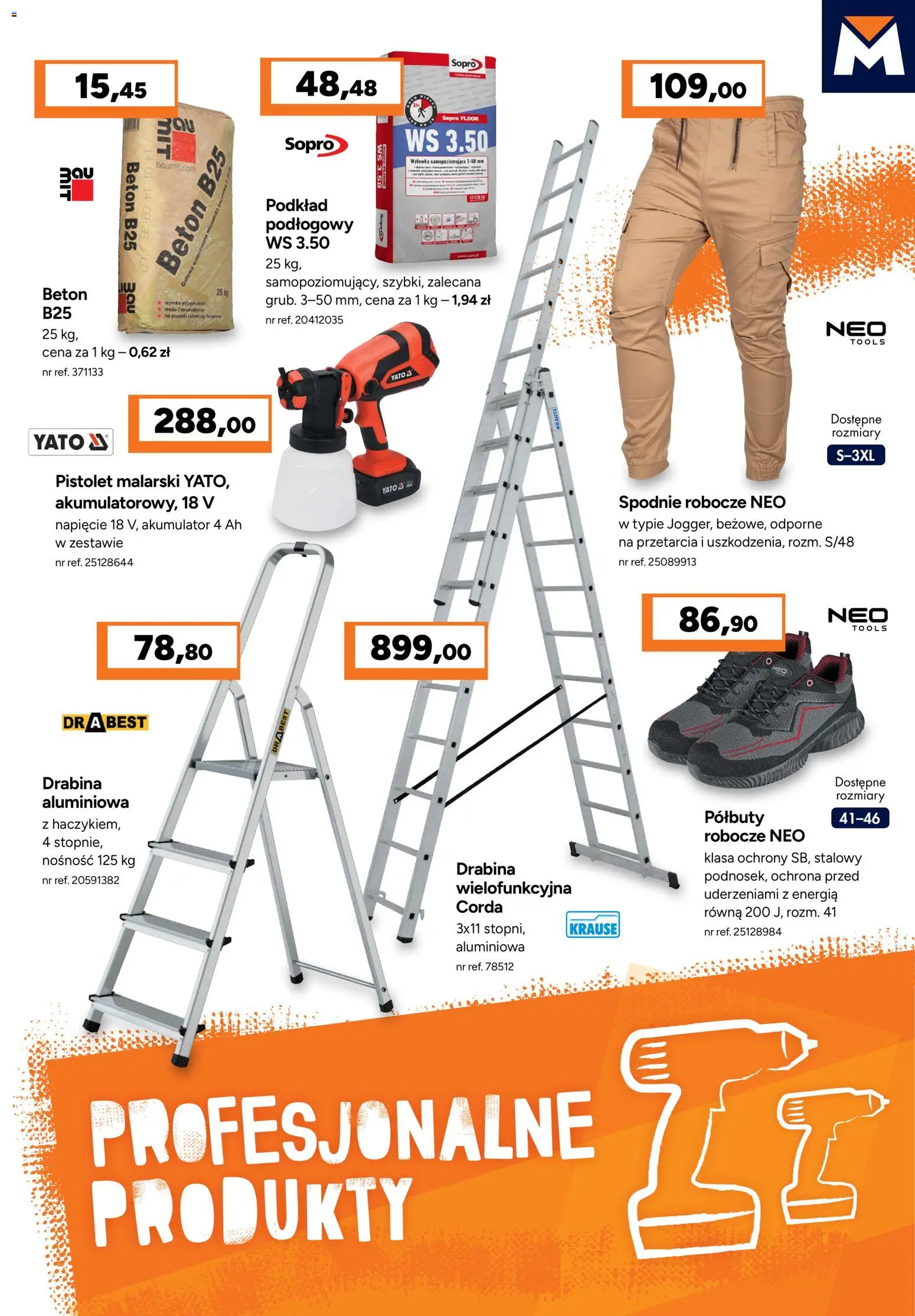 Bricoman gazetka od 27.04.2026 | Strona: 5 | Produkty: Spodnie, Drabina