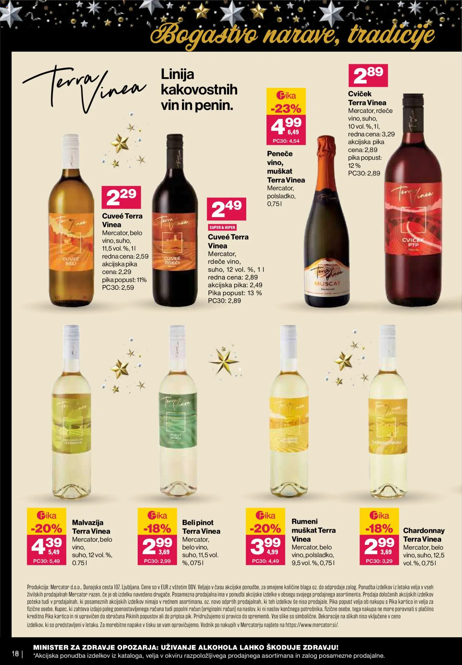Novi Mercator katalog ponudbe – veljaven od 03.12.2025 | Stran: 18 | Izdelki: Vino