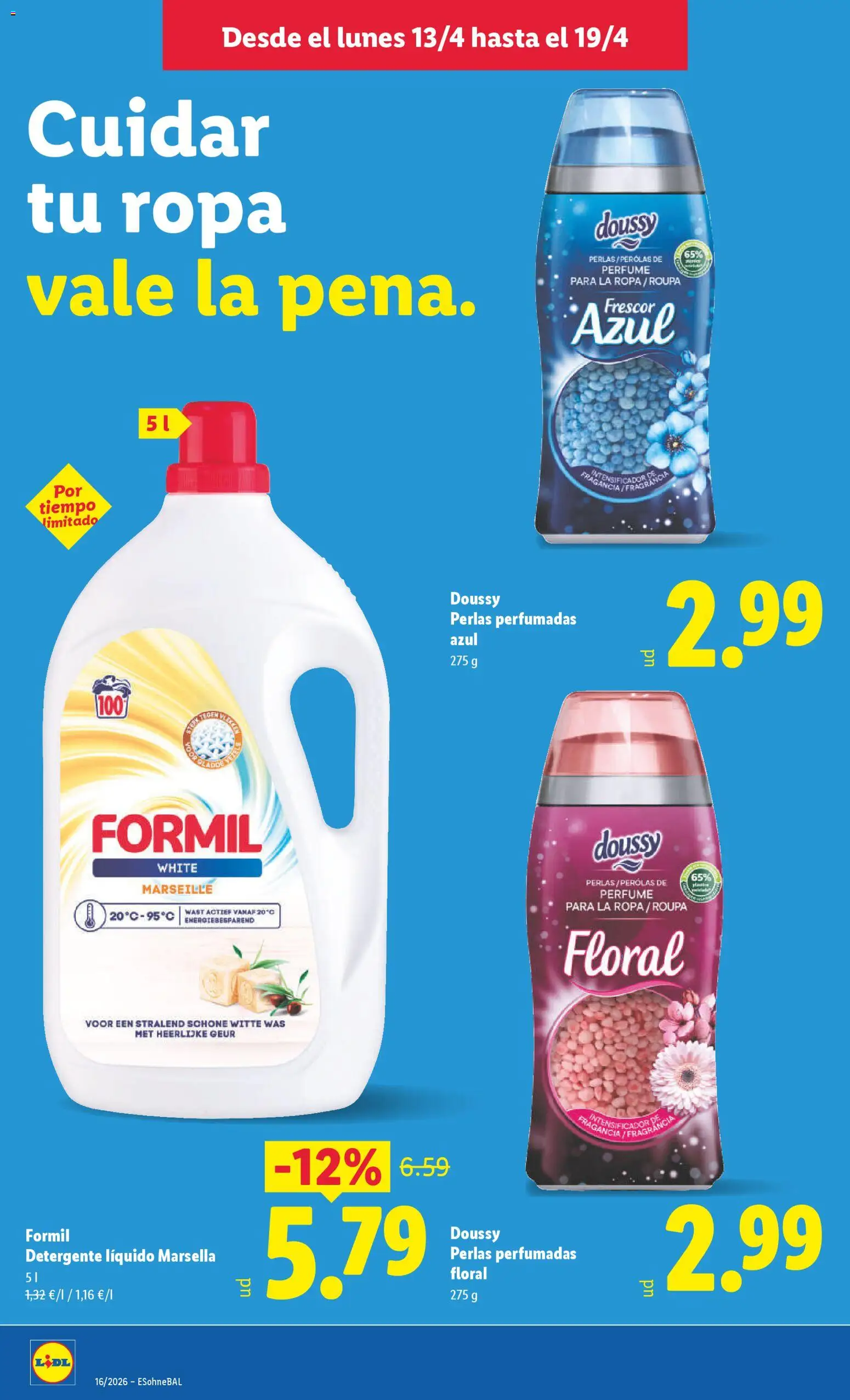 Lidl folleto │ válido desde el 13.04.2026 | Página: 24 | Productos: Perfume, Fragancia, Detergente, Ropa