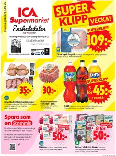 ICA Supermarket - Enskededalen - Förhandsvisning av reklamblad från butik ICA Supermarket aktuell från 08.09.2025