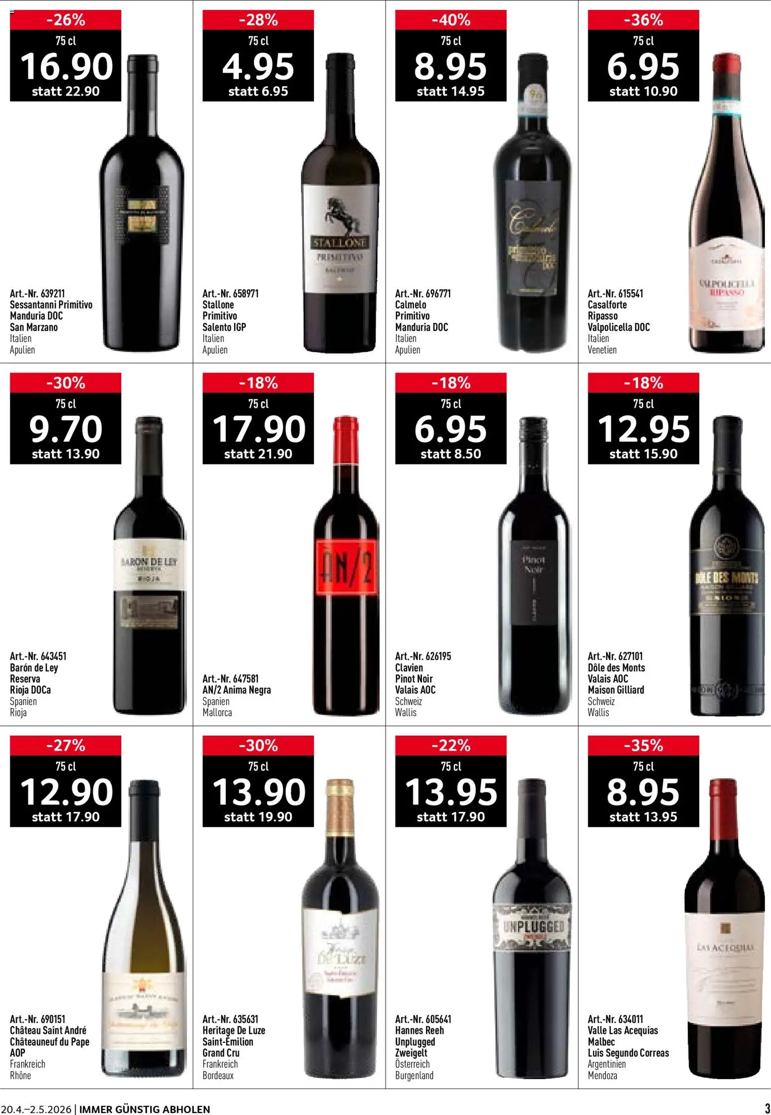 Prodega aktionen Weinfestival – gültig ab 20.04.2026 | Seite: 3