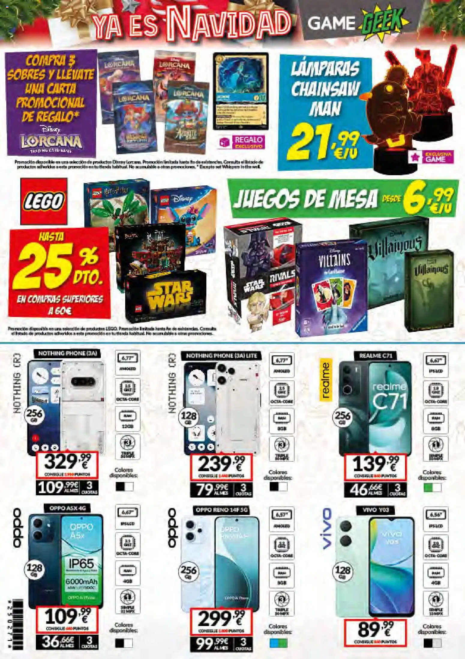 Game folleto │ válido desde el 11.12.2025 | Página: 4 | Productos: Juegos de mesa, Mesa, Απορρυπαντικό ρούχων σε σκόνη