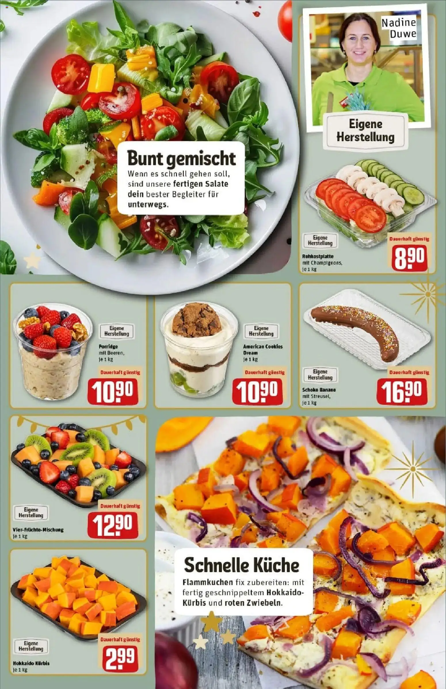 Rewe prospekt Hamburg / Wandsbek	 – gültig ab 23.11.2025 | Seite: 15 | Produkte: Küche, Kürbis, Pizza, Salat