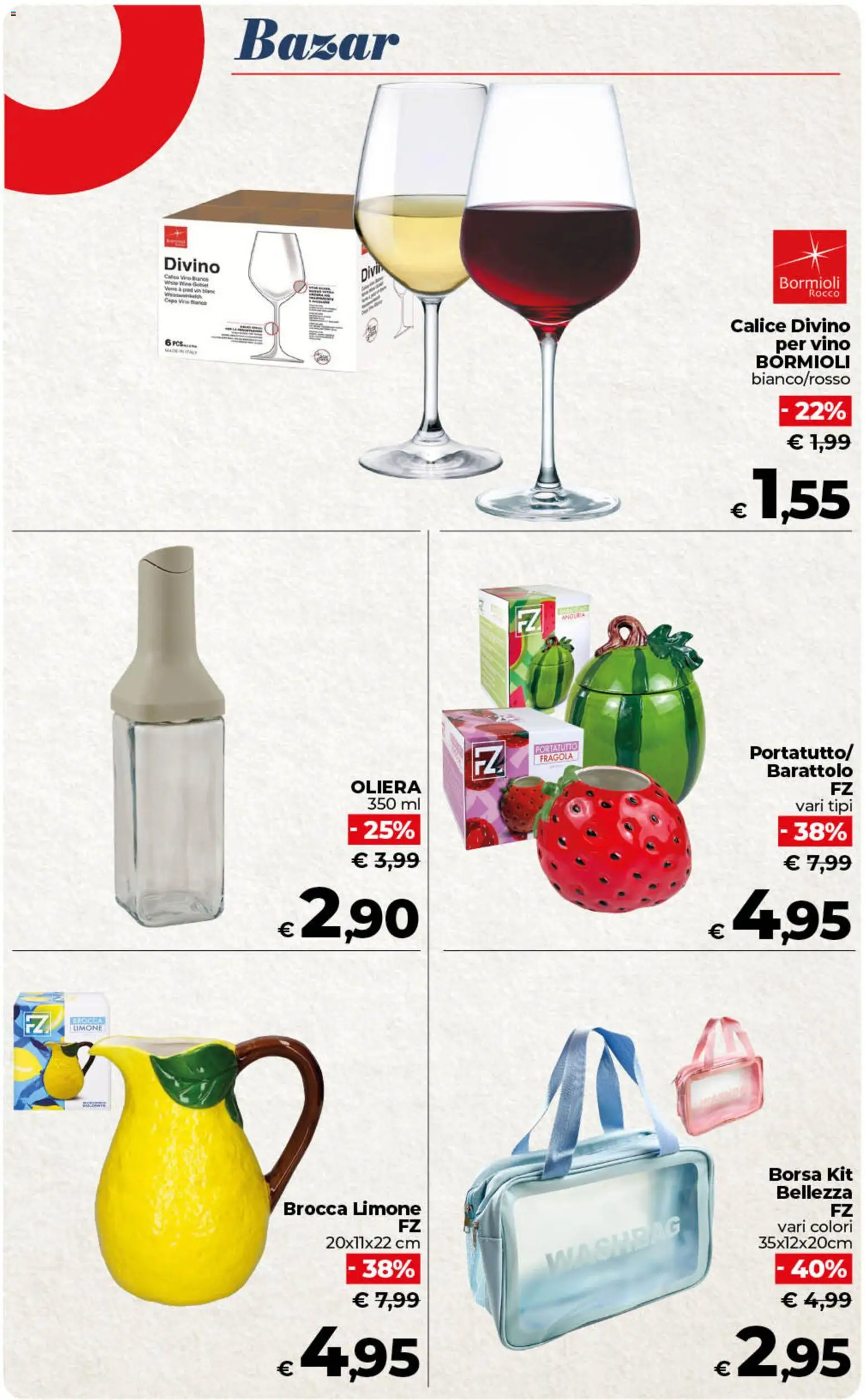 Volantino COOP del 28.04.2026 | Pagina: 46 | Prodotti: Calice, Limone, Borsa, Vino bianco