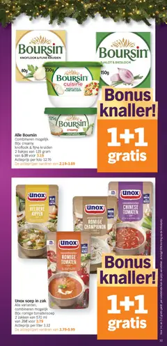 Boursin Knoflook & fijne kruiden, Boursin Knoflook & fijne kruiden 80g - Voorbeeld van een folder van Albert Heijn, geldig van 20.12.2025 | Pagina: 33