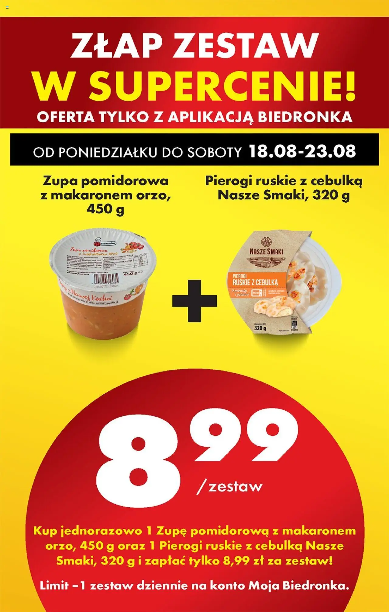 Biedronka gazetka od 18.08.2025 | Strona: 77 | Produkty: Pierogi, Zupa