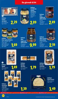 Anteprima del volantino Italiamo Pane Carasau, 500 g confezione valido a partire dal 09.04.2026 | Pagina: 16 | Prodotti: Speck, Olio, Grissini, Forno