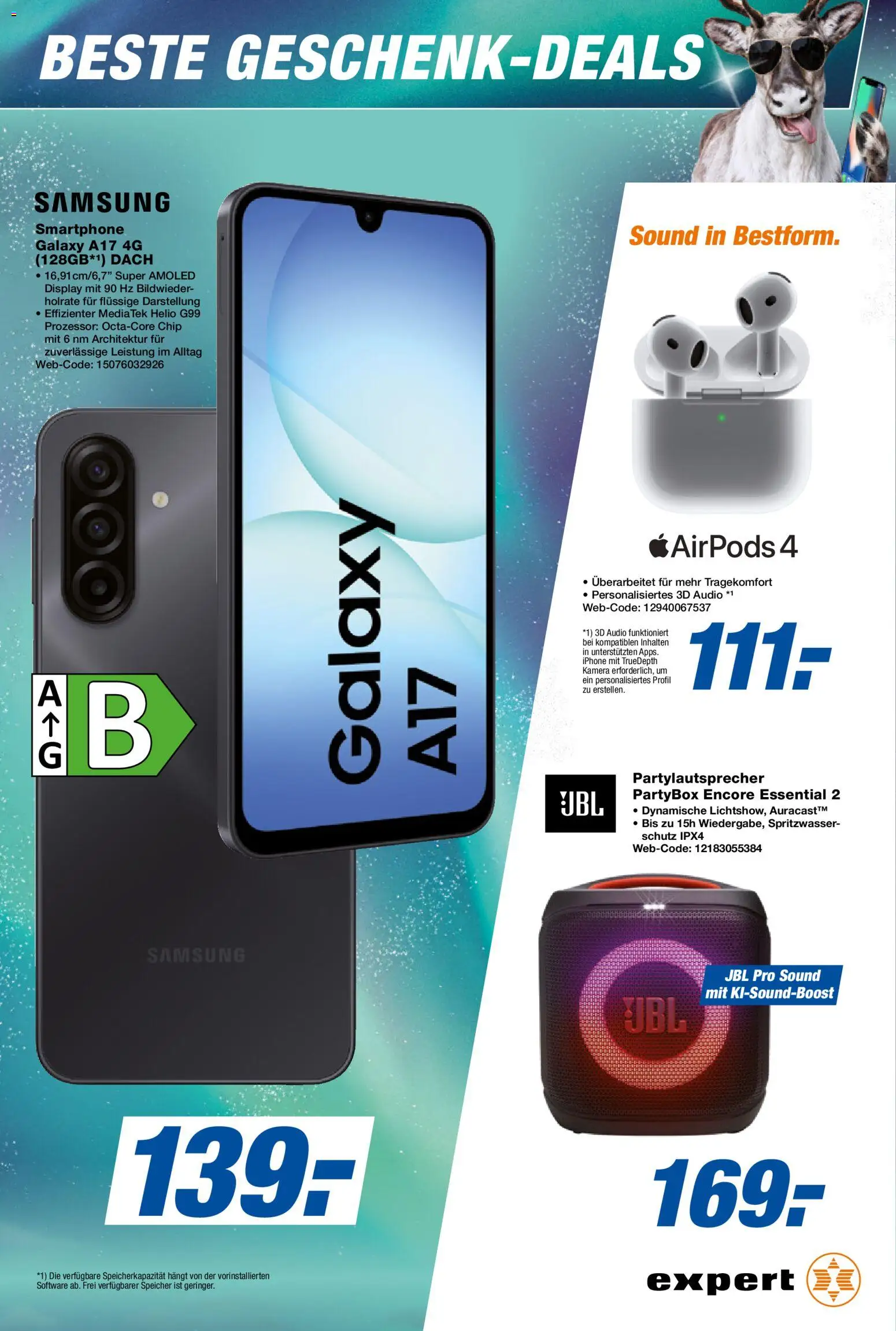Expert Prospekt 	 – gültig ab 17.12.2025 | Seite: 25 | Produkte: Kamera, Airpods, Samsung, Smartphone