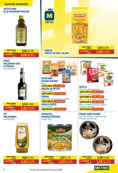 Katalog Metro - Pregled kataloga iz trgovine Metro, vrijedi od 16.10.2025 | Stranica: 5 | Proizvodi: Med, Čokolada, Podravka, Pecivo
