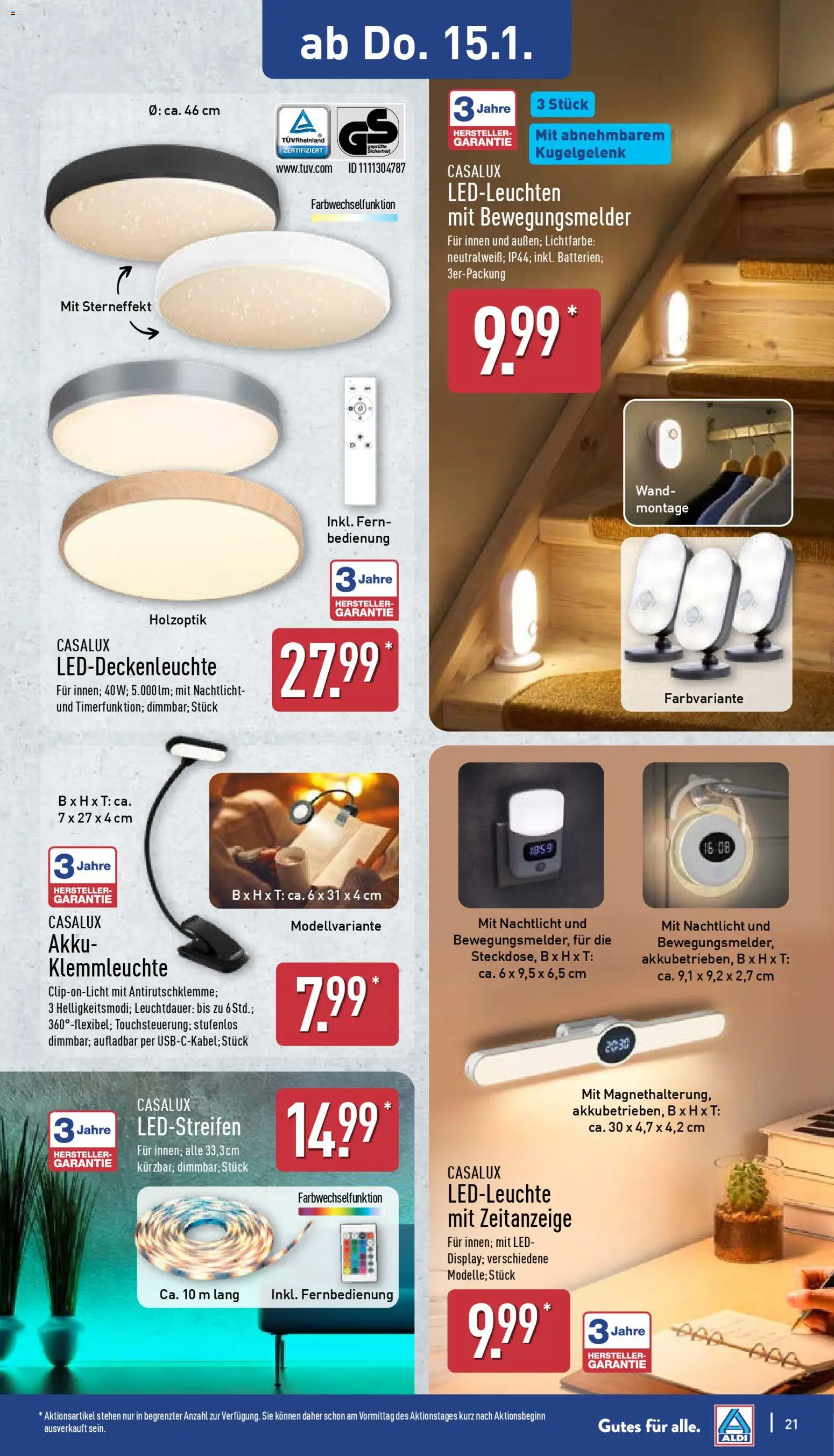 Aldi Prospekt 	 – gültig ab 12.01.2026 | Seite: 23 | Produkte: Nachtlicht