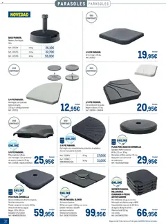 Vista previa Makro - Especial Terrazas válido desde el 09.03.2026 | Página: 32 | Productos: Sombrilla, Peso