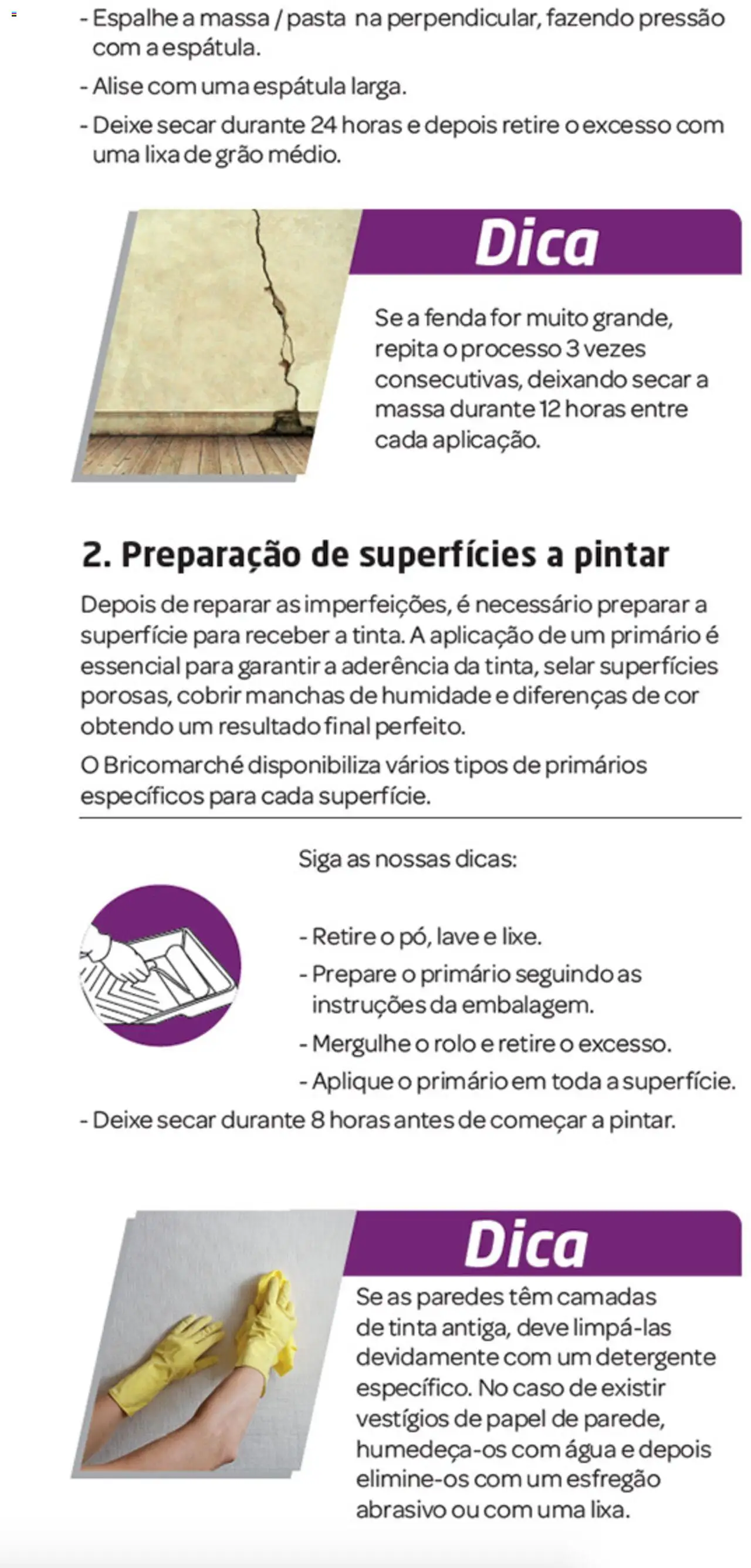 BricoMarché Pintar paredes │ válido de 27.12.2023 | Página: 4 | Produtos: Lixa, Esfregão, Espátula, Massa