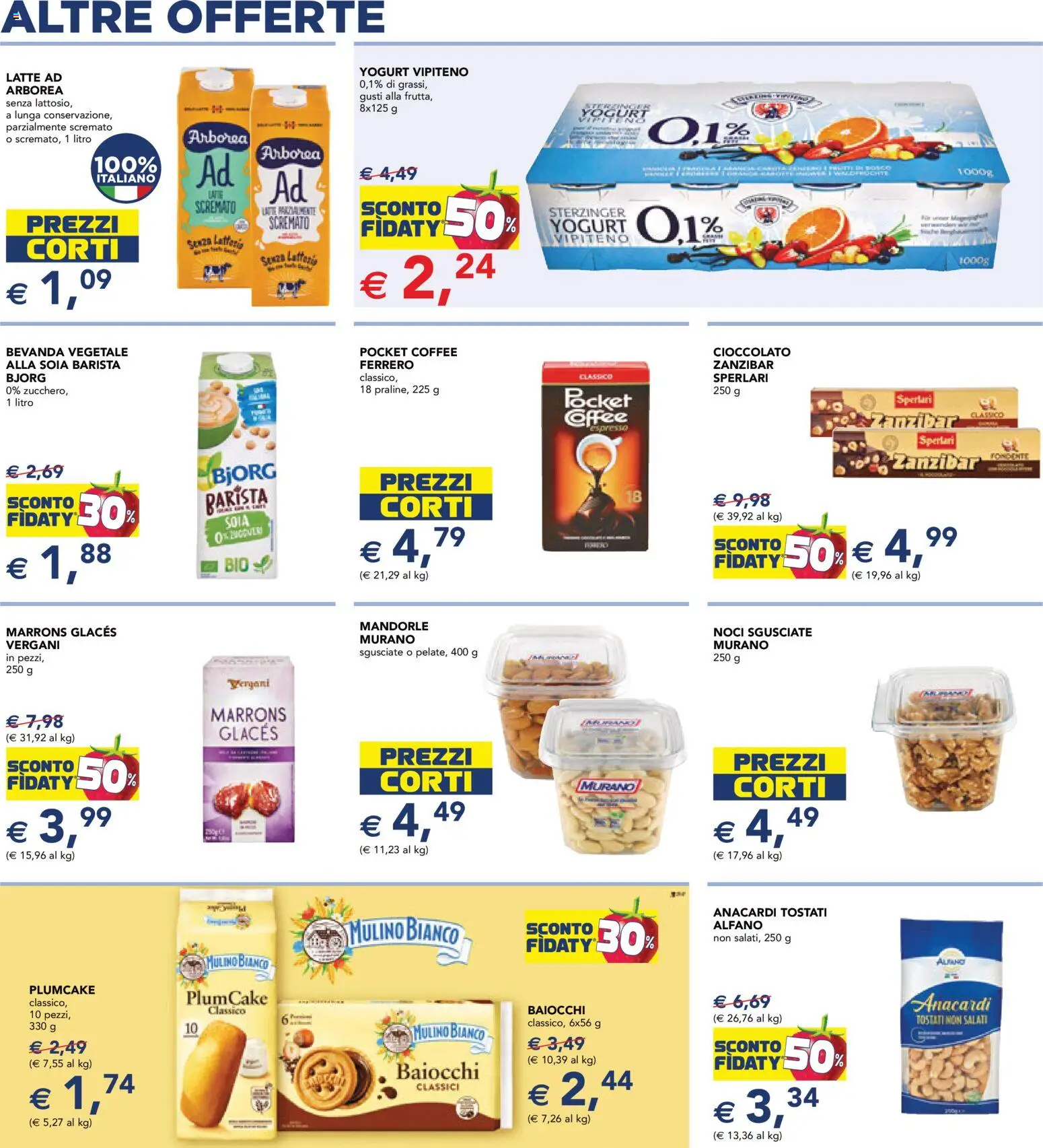 Volantino Esselunga S del 07.11.2025 | Pagina: 11 | Prodotti: Yogurt, Cioccolato, Anacardi, Plumcake