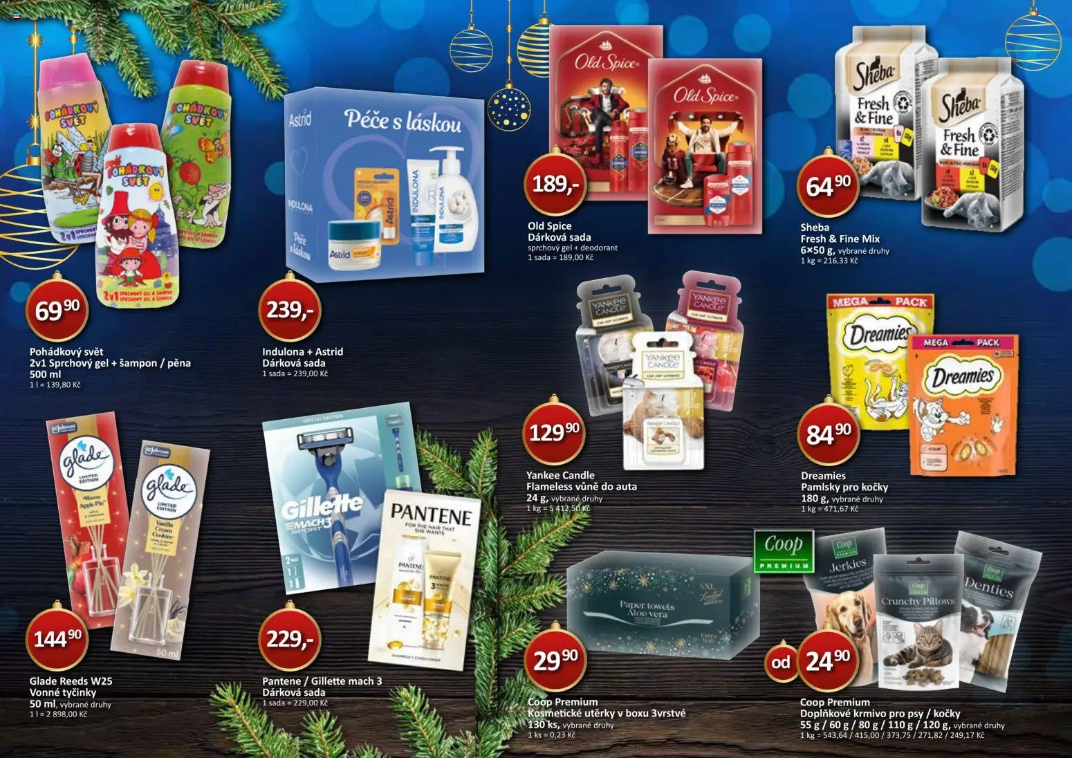 Coop leták - Delikates Vánoce od 12.11.2025 | Strana: 6 | Produkty: Sprchový gel, Yankee Candle, Gillette mach 3, Vonné tyčinky