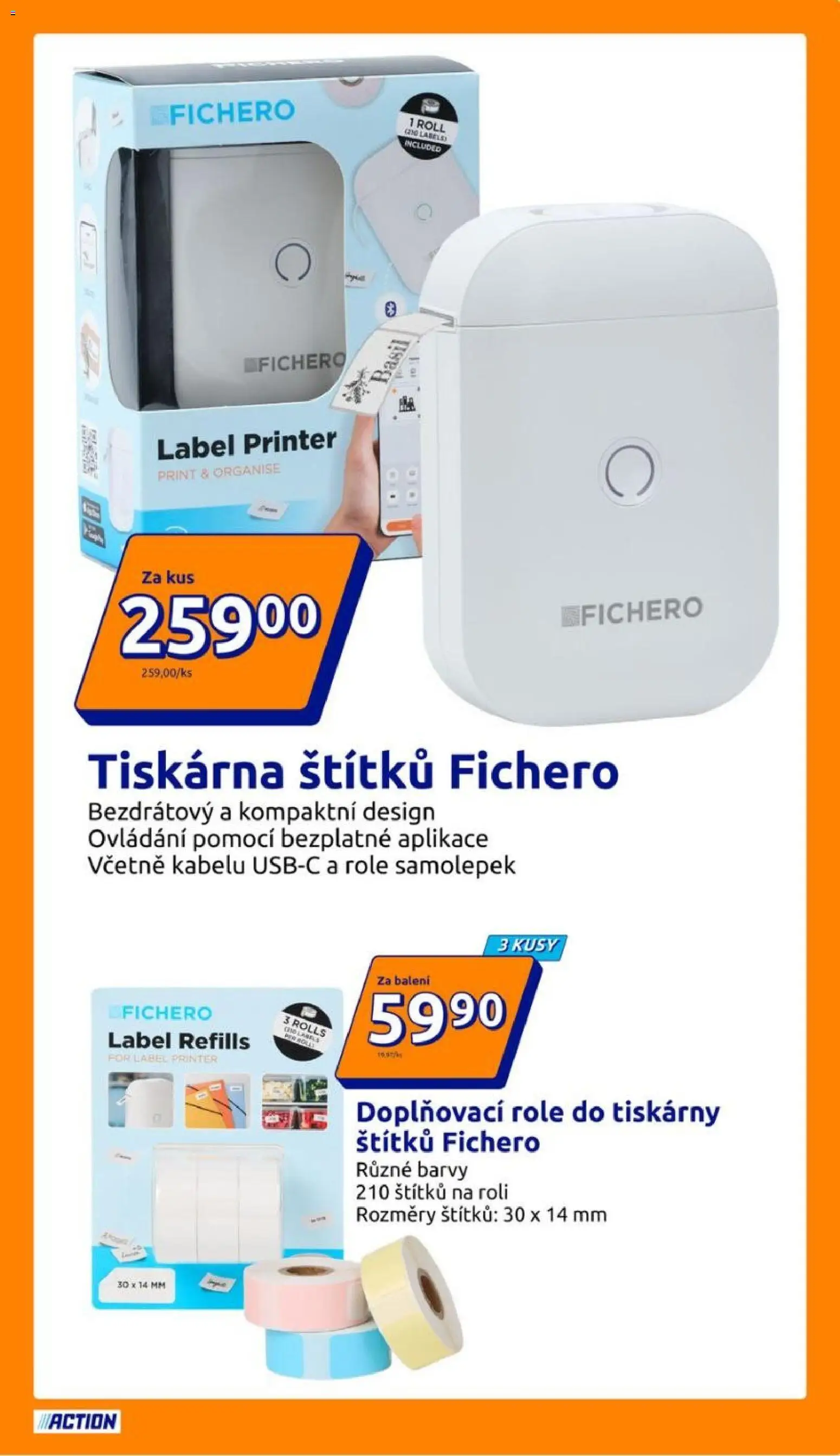 Action leták od 04.03.2026 | Strana: 11 | Produkty: Tiskárna štítků, Tiskárna, Barvy