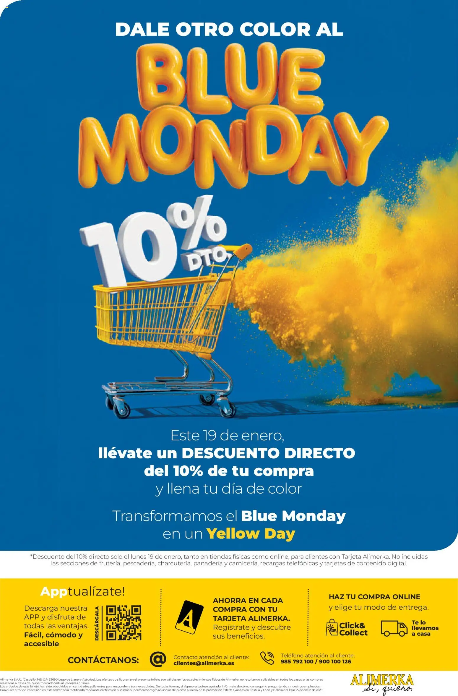 Alimerka folleto Castilla y León │ válido desde el 19.01.2026 | Página: 16 | Productos: Té, Teléfono, Prensa, Panadería