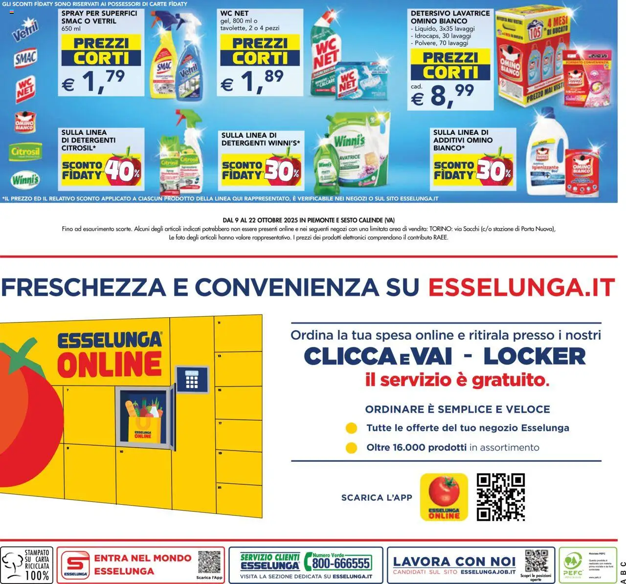 Volantino Esselunga S del 09.10.2025 | Pagina: 31 | Prodotti: Lavatrice, WC