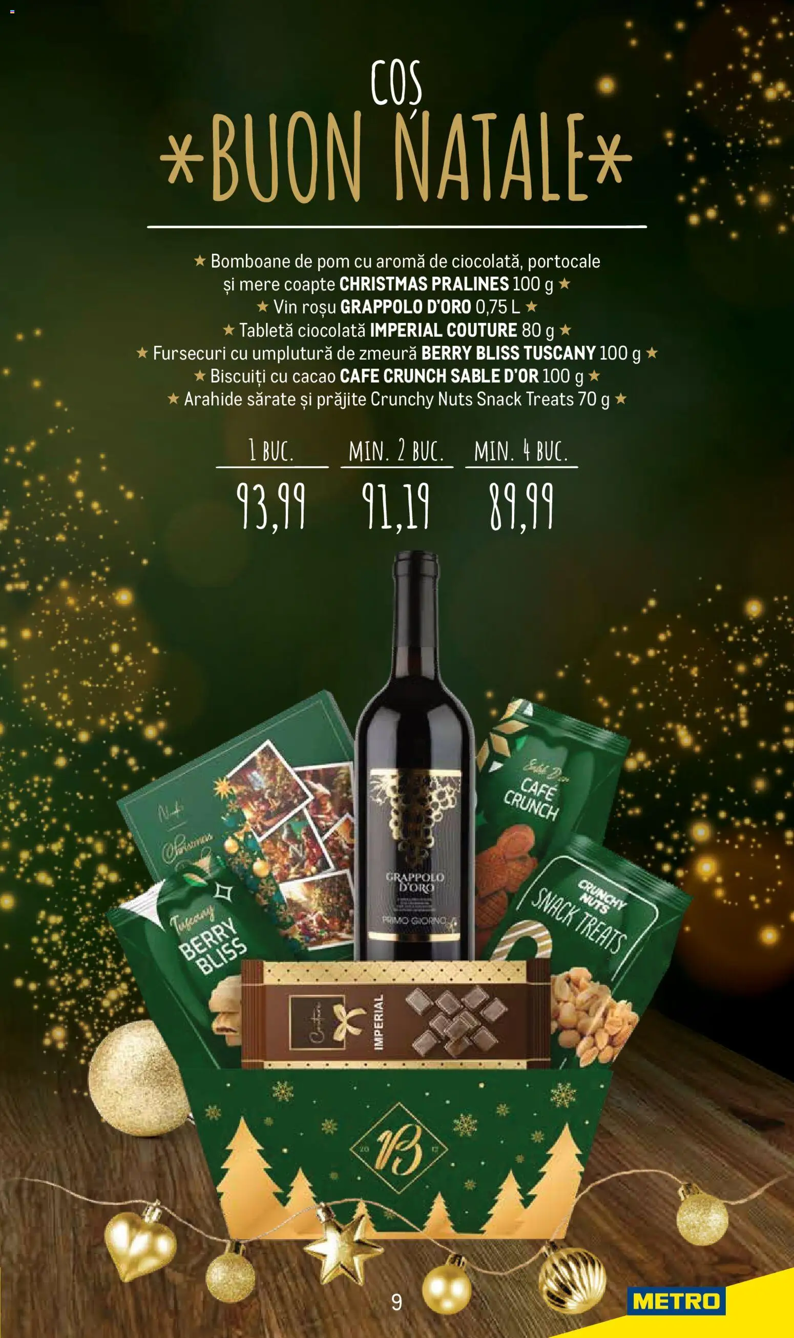 Noul catalog Metro – valabil de la 24.11.2025 | Pagină: 9 | Produse: Mere, Bomboane, Cacao, Biscuiți