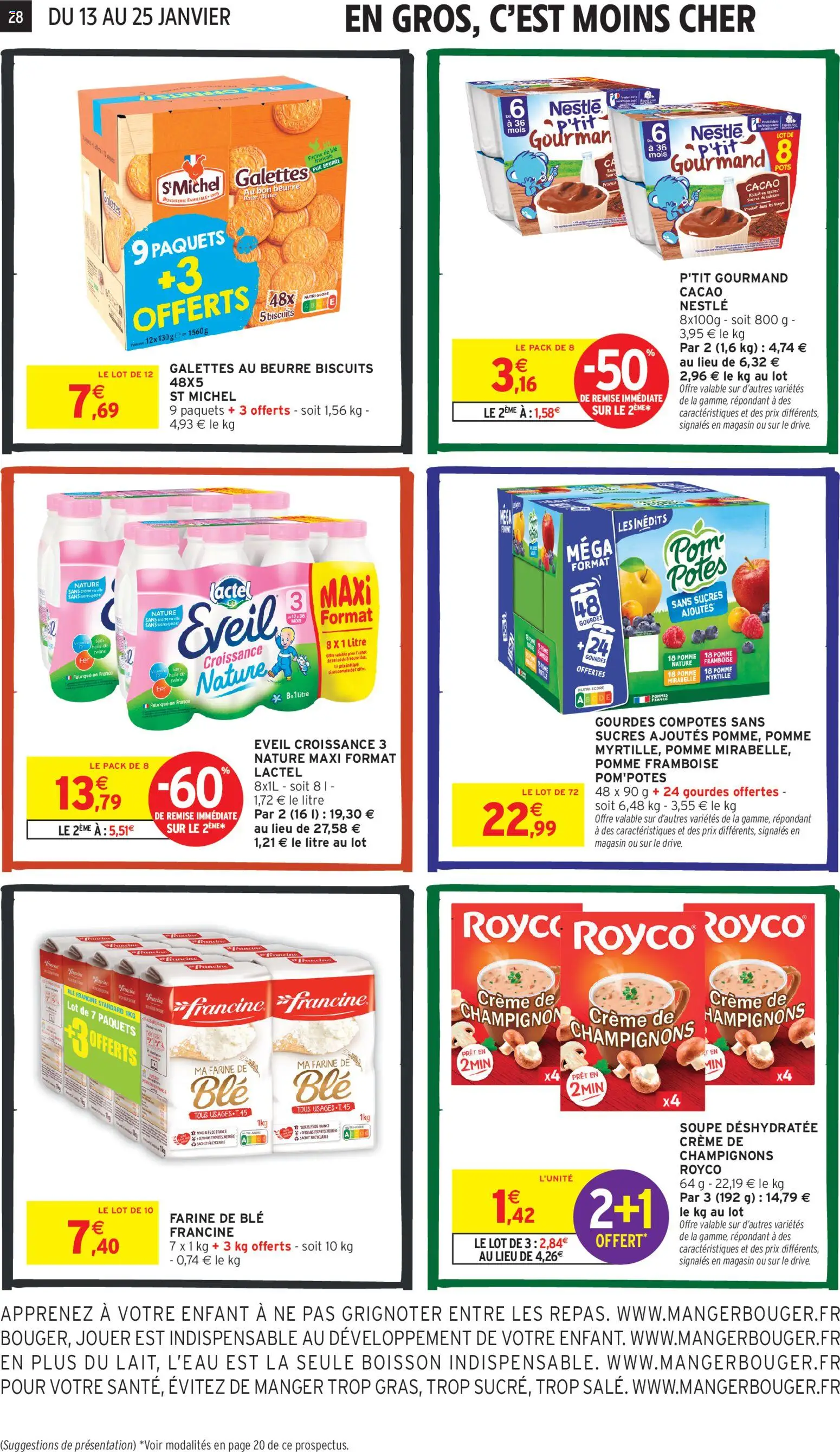 {H1} | Page: 28 | Produits: Framboise, Pomme, Beurre, Huile