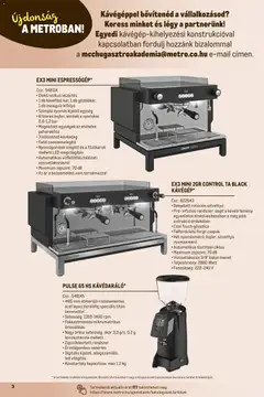 Metro - Mindenünk a kávé - amely érvényes a következő dátumtól: 01.10.2025 | Oldal: 3 | Termékek: Kávéfőző, Nyomásmérő, Szivattyú