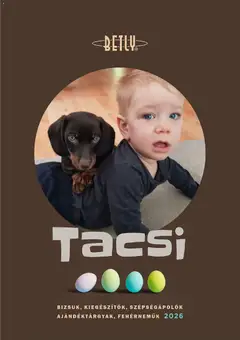 Katalógus Betly - Tacsi - amely érvényes a következő dátumtól: 22.02.2026