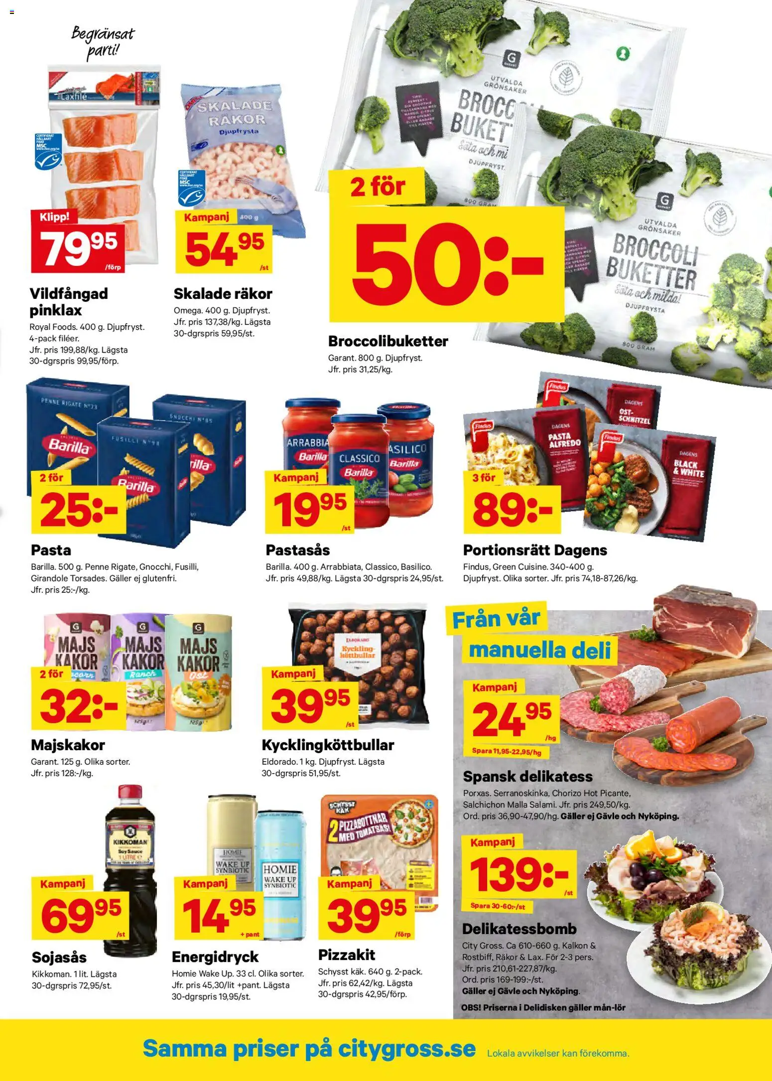 City Gross reklamblad aktuell från 03.11.2025 | Sida: 5 | Produkter: Kalkon, Pizzakit, Pasta, Majs