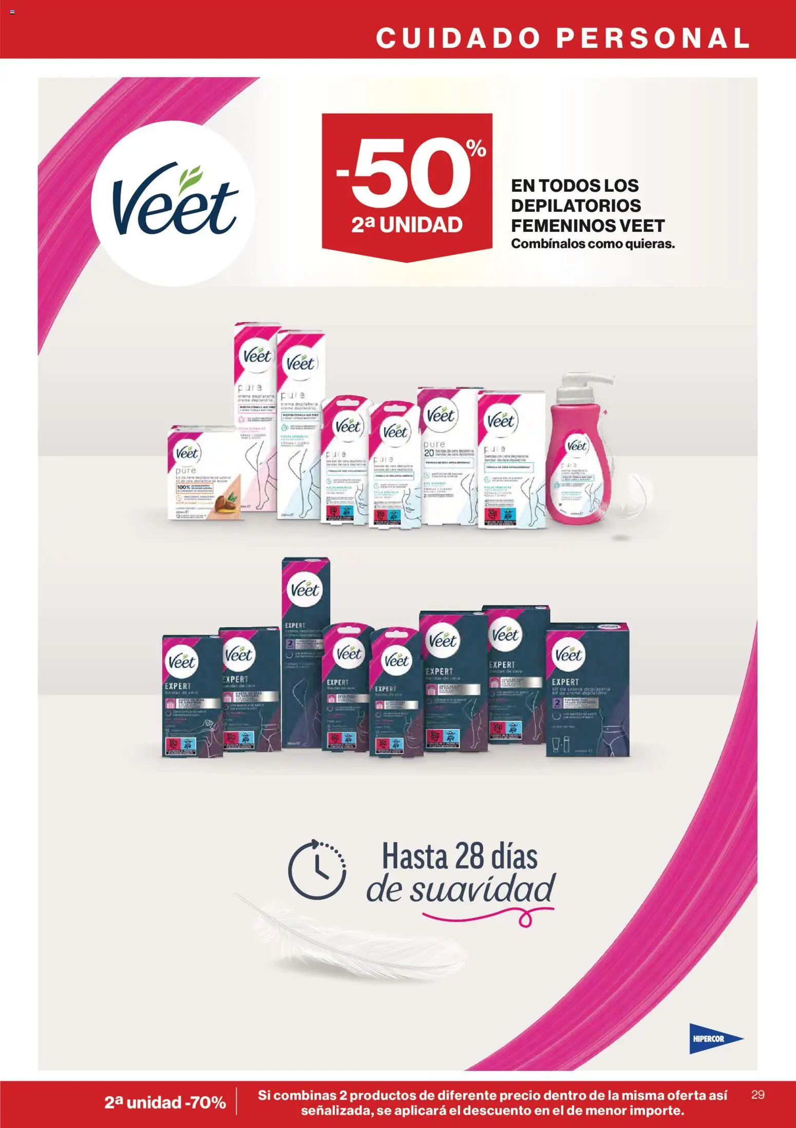 Hipercor catálogo │ válido desde el 12.03.2026 | Página: 29 | Productos: Crema depilatoria, Crema