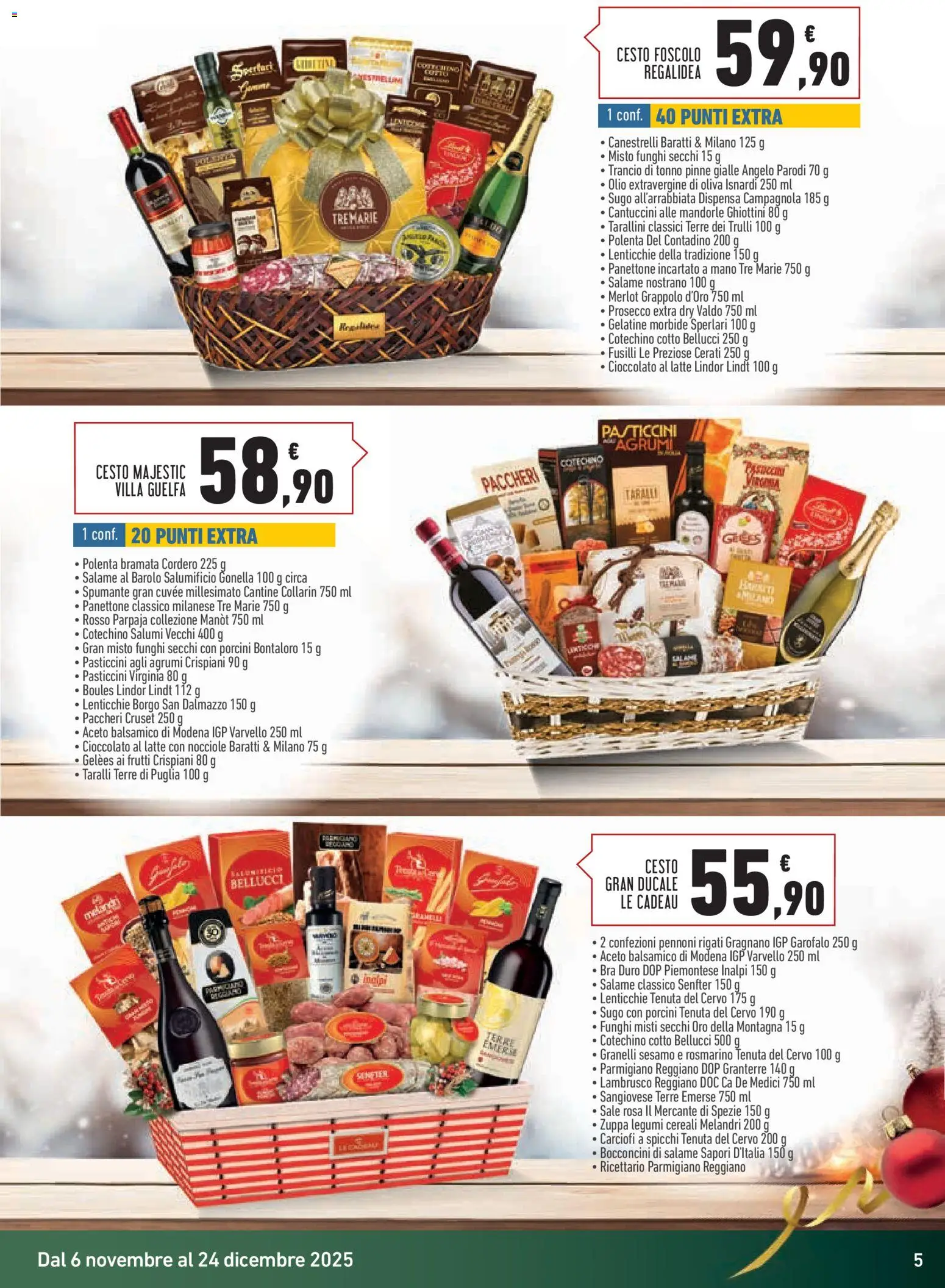 Volantino Conad del 06.11.2025 | Pagina: 5 | Prodotti: Salame, Latte, Agrumi, Funghi