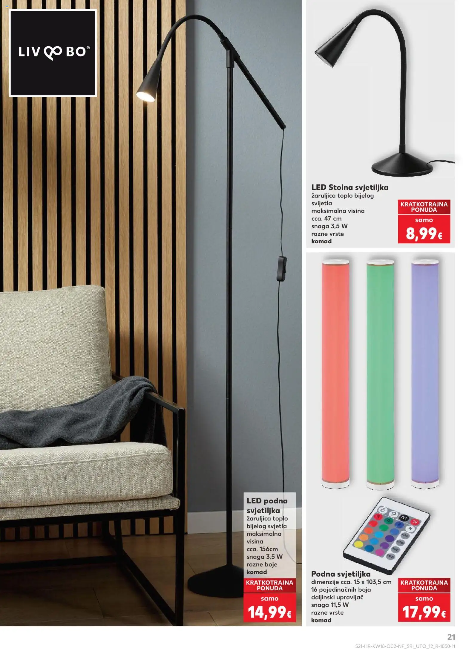 Kaufland katalog | vrijedi od 29.04.2026 | Stranica: 21 | Proizvodi: Svjetiljka