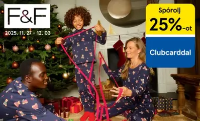 F&F akció katalógus - amely érvényes a következő dátumtól: 27.11.2025