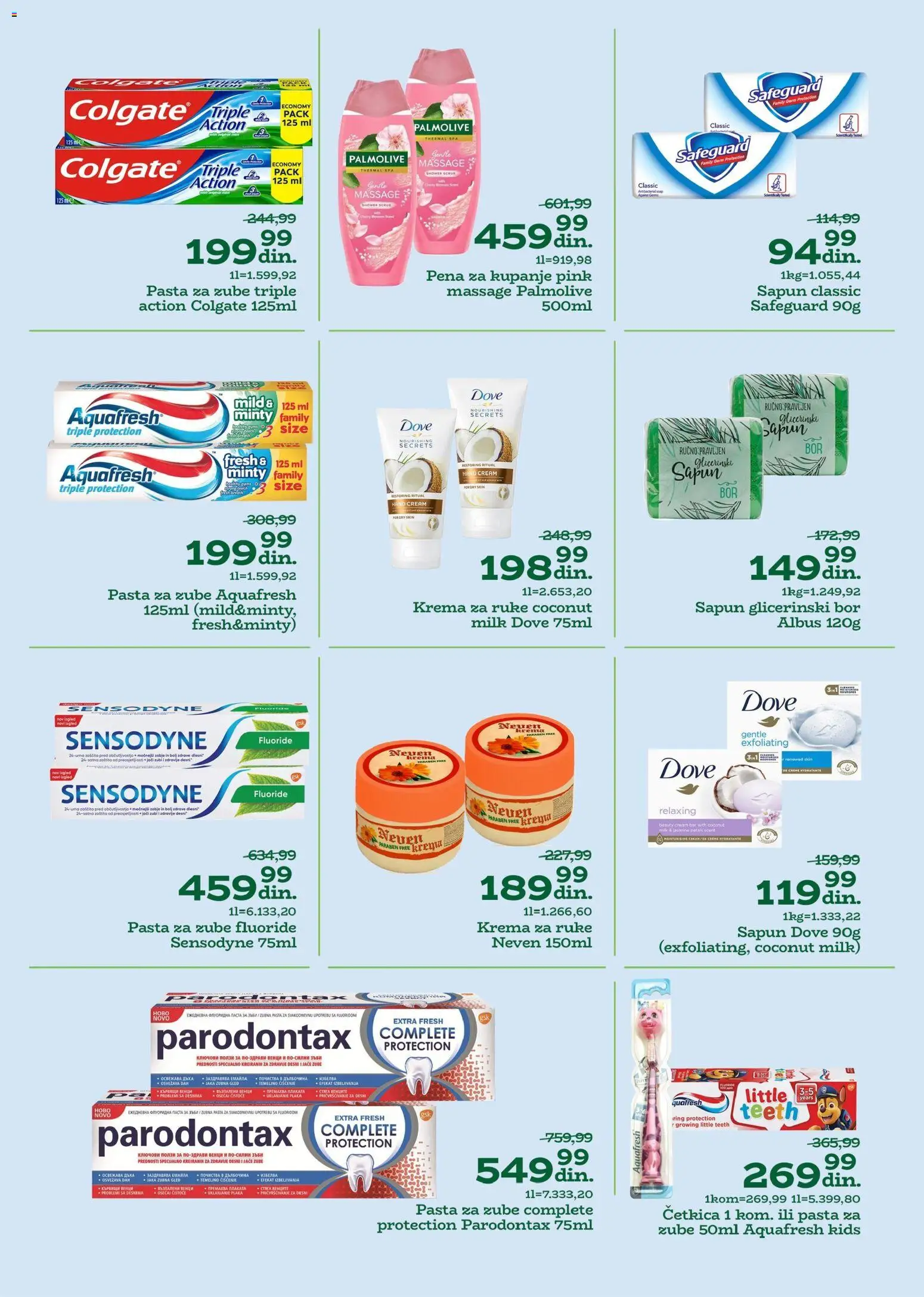 Univerexport katalog - važi od 27.10.2025 | Strana: 26 | Proizvode: Palmolive, Sapun, Pena za kupanje, Pasta za zube