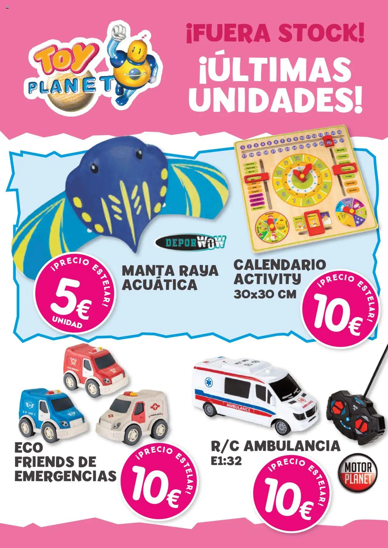 Toy Planet Últimas Unidades │ válido desde el 14.07.2025 | Página: 1 | Productos: Manta