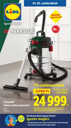 Lidl - Nonfood kínálatunk - amely érvényes a következő dátumtól: 29.01.2026