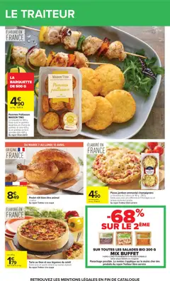 Carrefour - Prévisualisation de Carrefour catalogue valide à partir de 07.04.2026 | Page: 29 | Produits: Lardons, Paillasson, Pizza, Pommes