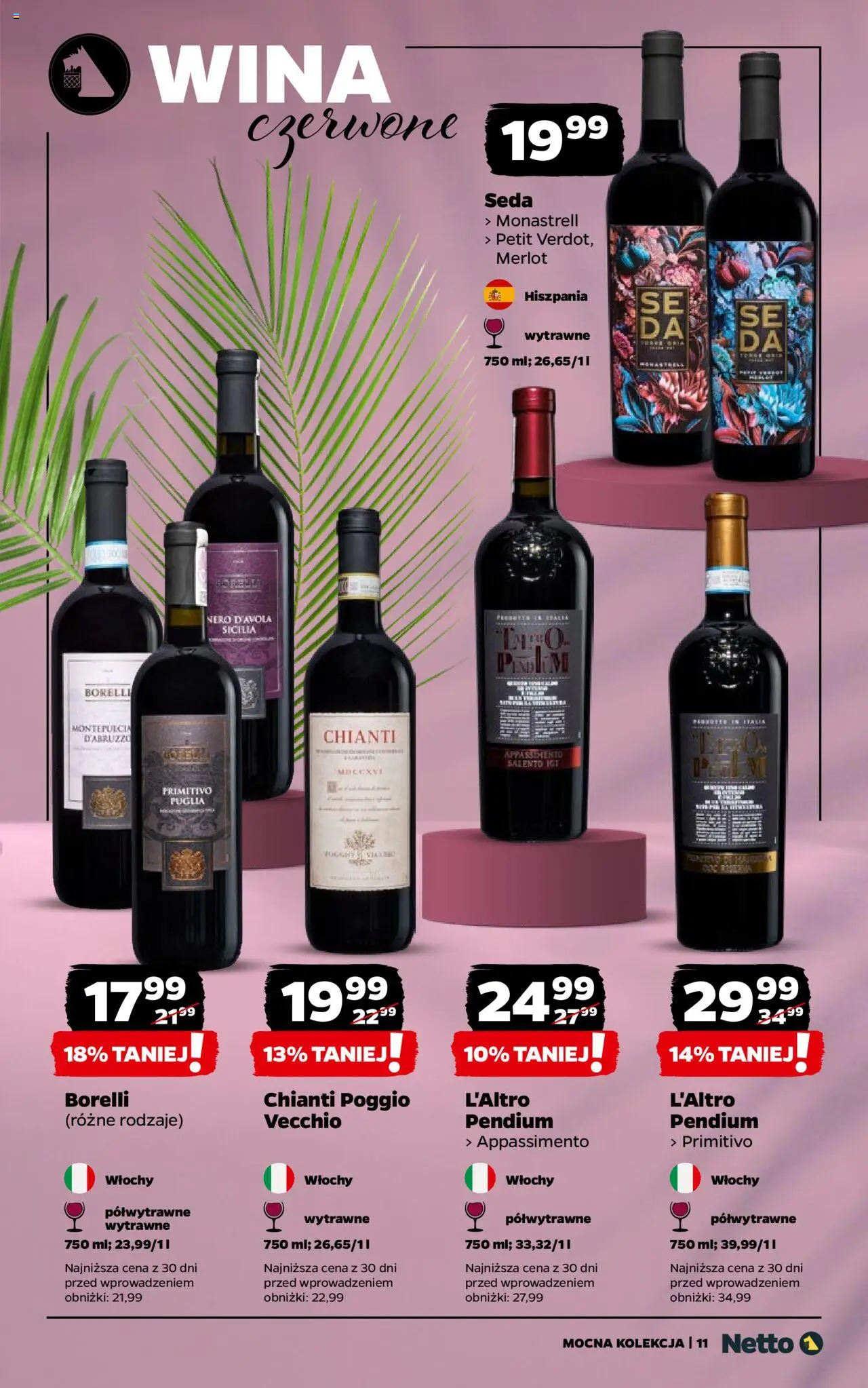 Netto gazetka - Mocna Kolekcja od 18.08.2025 | Strona: 11 | Produkty: Merlot