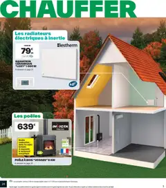 Brico Dépôt - Prévisualisation de Brico Dépôt catalogue valide à partir de 09.10.2025 | Page: 24 | Produits: Poêle, Radiateur, Poêle à bois