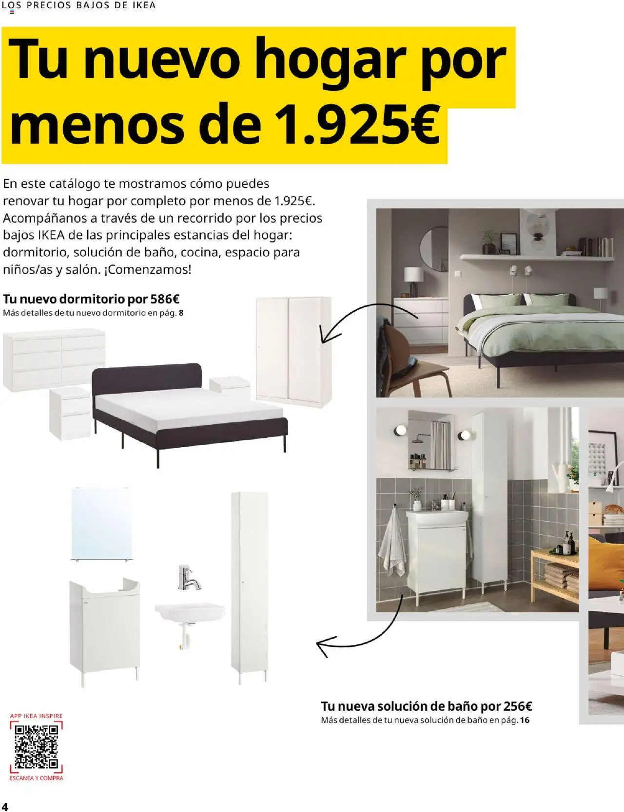 Catálogo IKEA Precios bajos. Muy bajos │ válido desde el 04.02.2025 | Página: 4 | Productos: Té, Baño