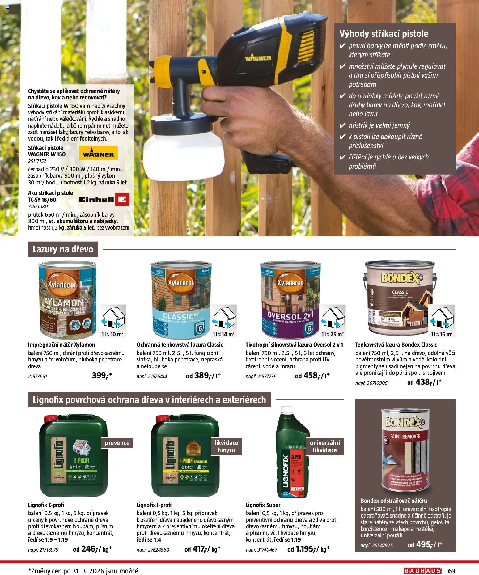 Bauhaus katalog Ploty a zahradní domky od 11.03.2026 | Strana: 63