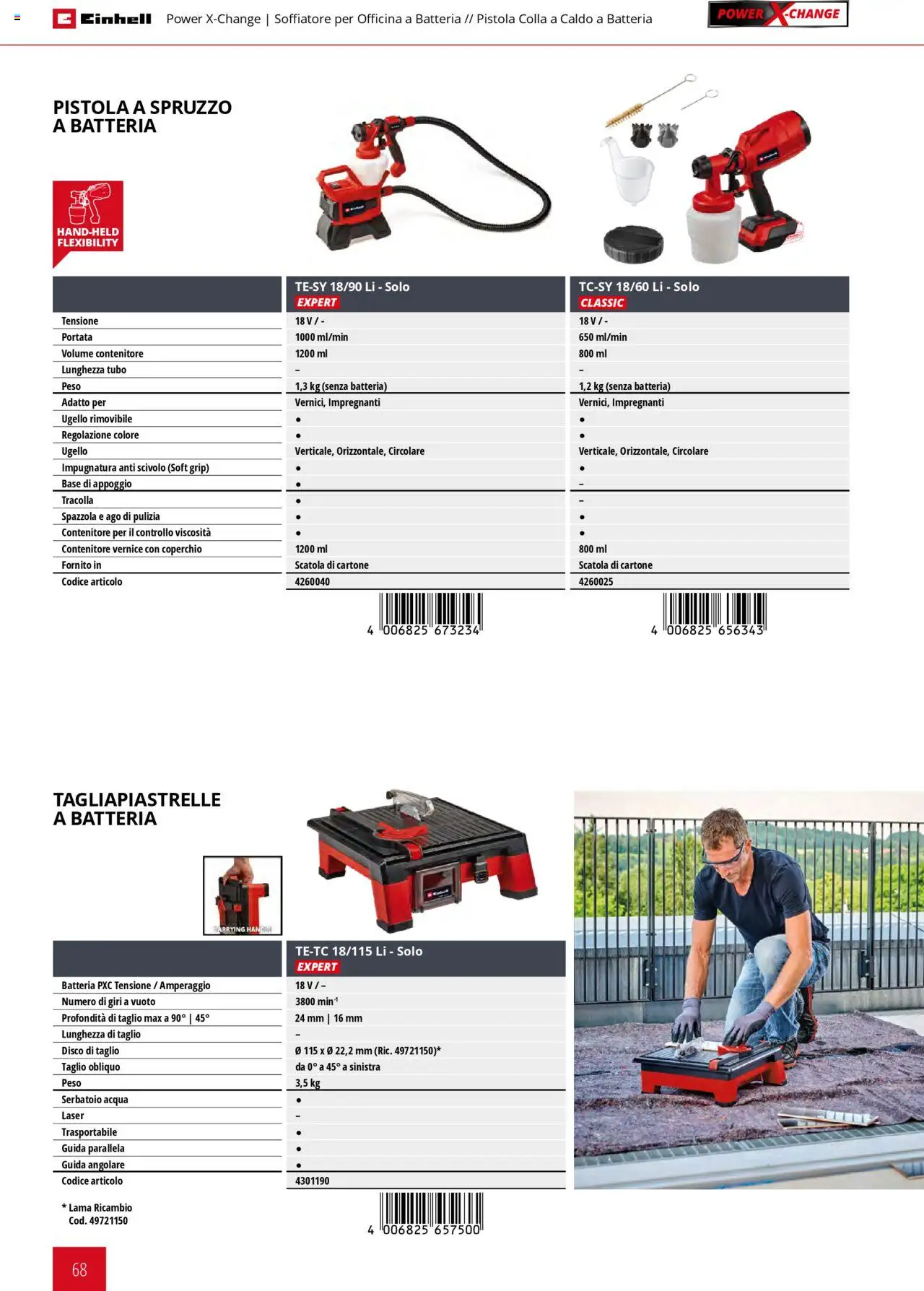 Volantino Einhell del 06.02.2025 | Pagina: 68 | Prodotti: Spazzola, Acqua, Scivolo, Scatola