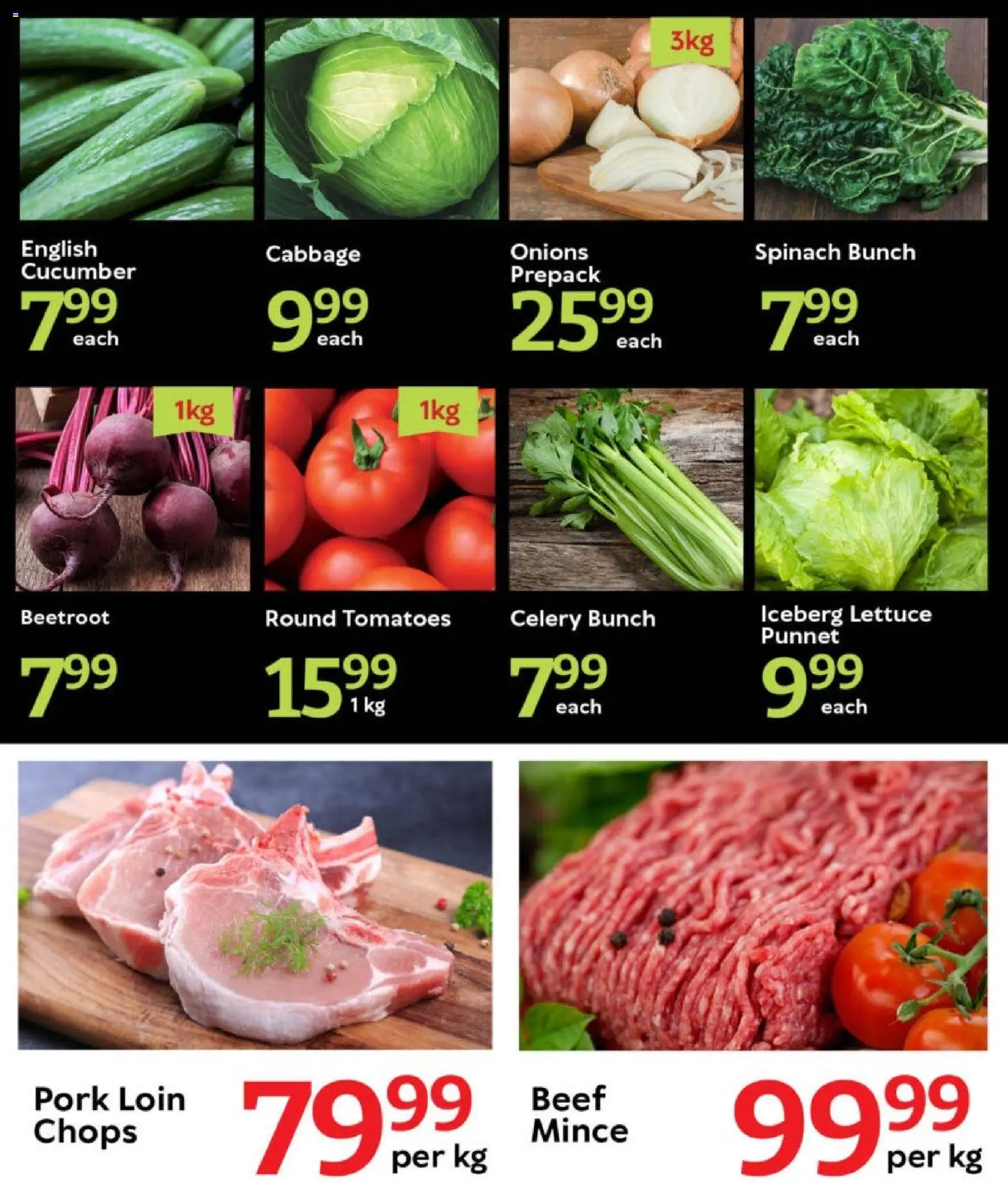 New Oxford Freshmarket catalogue – valid from 28.10.2025 | Page: 2 | Products: Tomatoes, Beef, Onions, Lettuce