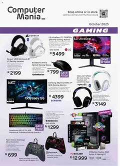 Computer Mania specials catalogue – valid from 01.10.2025